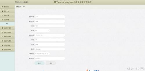 基于SpringBoot與Vue的宿舍信息管理系統(tǒng)設(shè)計與實現(xiàn)